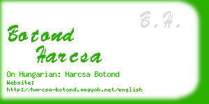 botond harcsa business card